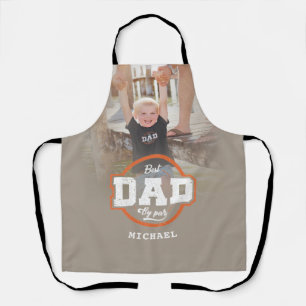 Custom Photo Gift for Dad Chefs Apron