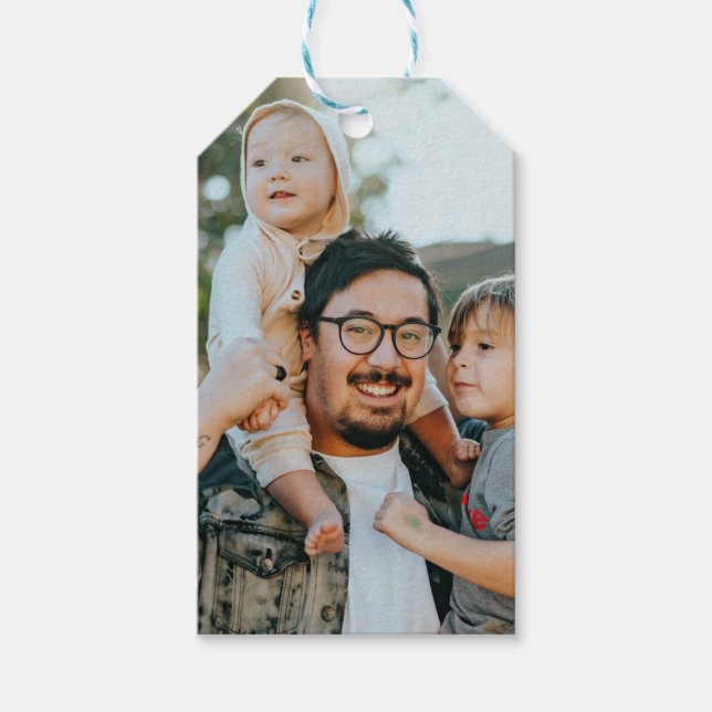 Custom Photo Gift Tags (Front)