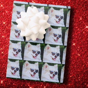 Custom Photo Gift Wrap, Custom Dog Image Wrapping Paper
