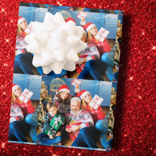 Custom Photo Gift Wrap, Custom Family Image Wrapping Paper
