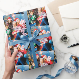 Custom Photo Gift Wrap, Family Custom Image Wrapping Paper