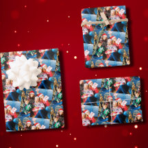 Custom Photo Gift Wrap, Family Custom Image 