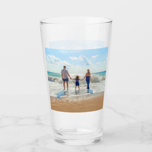 Custom Photo Glass Gift with Your Photos (Front)