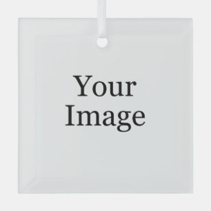 Custom Photo Glass Ornament
