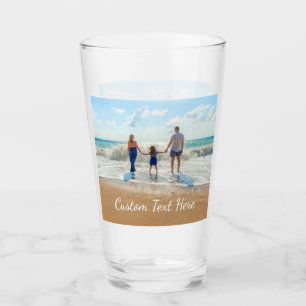 Custom Photo Glass with Your Photos and Text