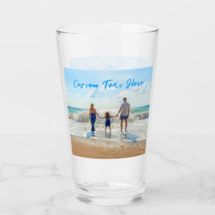 Custom Photo Glass Your Faforite Photos and Text
