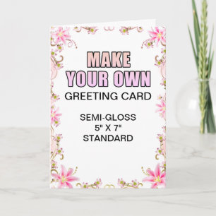 Custom Photo Glossy Wedding Invitation Card