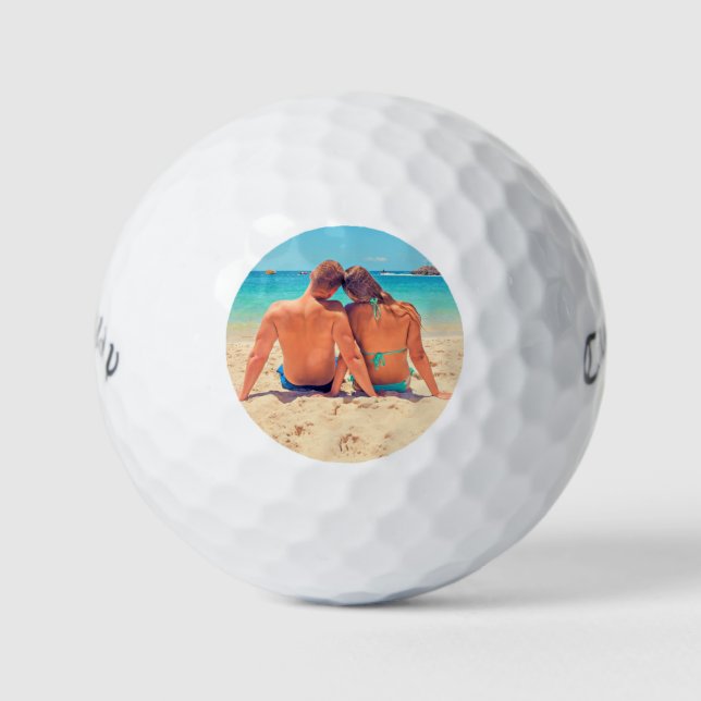 Custom Photo Golf Balls Gift Your Photos Design (Front)