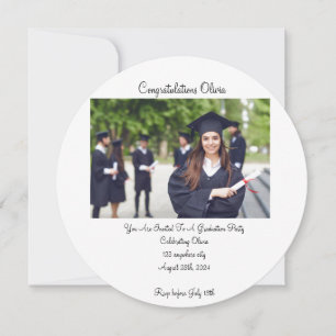 CUSTOM PHOTO GRADUATION 2024 SAVE THE DATE