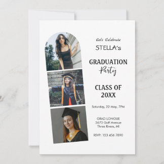 Custom Photo Graduation Announcement