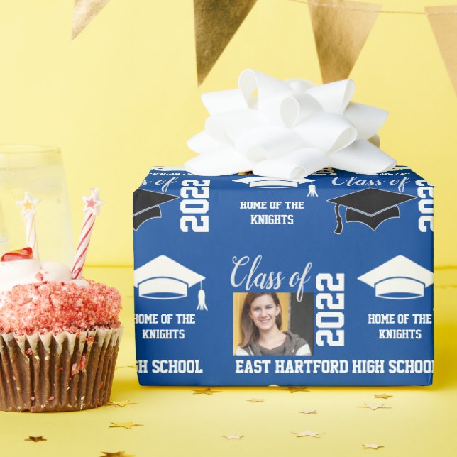 Custom Photo Graduation Gift Wrap (Birthday Party)
