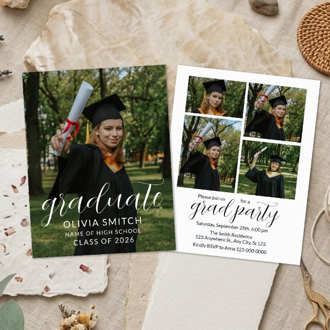 Custom Photo Graduation Party Invitation (Creator Uploaded)