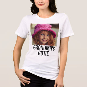 CUSTOM PHOTO GRANDMA T-SHIRTS