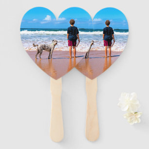 Custom Photo Hand Fan with Your Favourite Photos