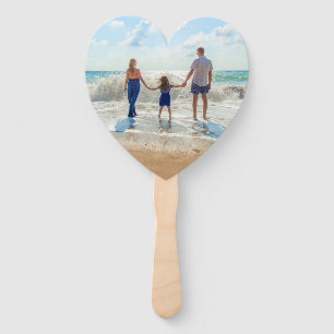 Custom Photo Hand Fan with Your Photos and Text