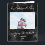 Custom Photo Happy Birthday Best Boyfriend Ever Card<br><div class="desc">Custom Photo Happy Birthday Best Boyfriend Ever Card</div>