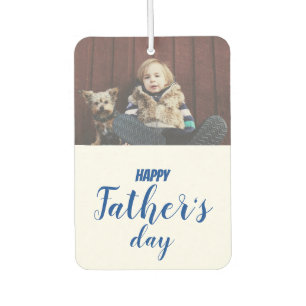 CUSTOM Photo   Happy Father's Day Car Air Freshener