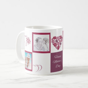 Custom Photo Happy Mother's Day White Classic Mug