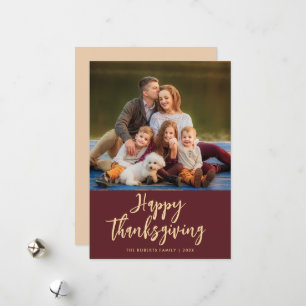 custom photo happy thanksgiving holiday