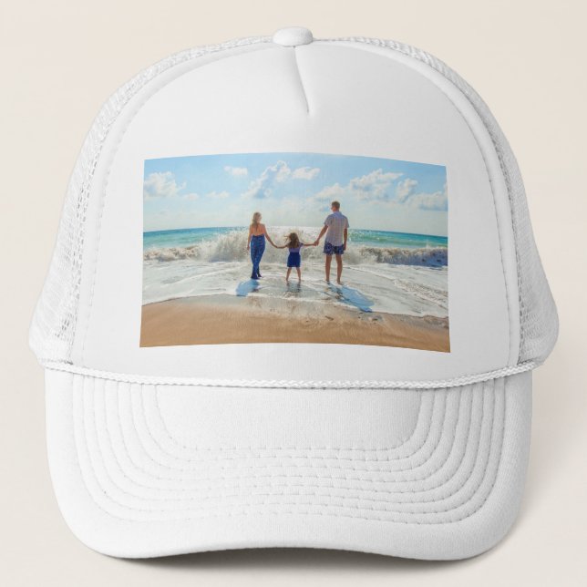 Custom Photo Hat Your Own Design Personalised (Front)