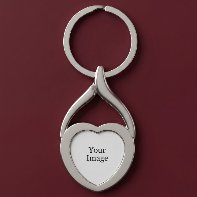 Custom Photo Heart Key Ring (Creator Uploaded)