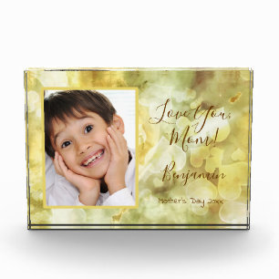 Custom Photo/ Hearts /Mothers Day Acrylic Gift Photo Block