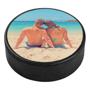 Custom Photo Hockey Puck Your Favourite Photos Gif