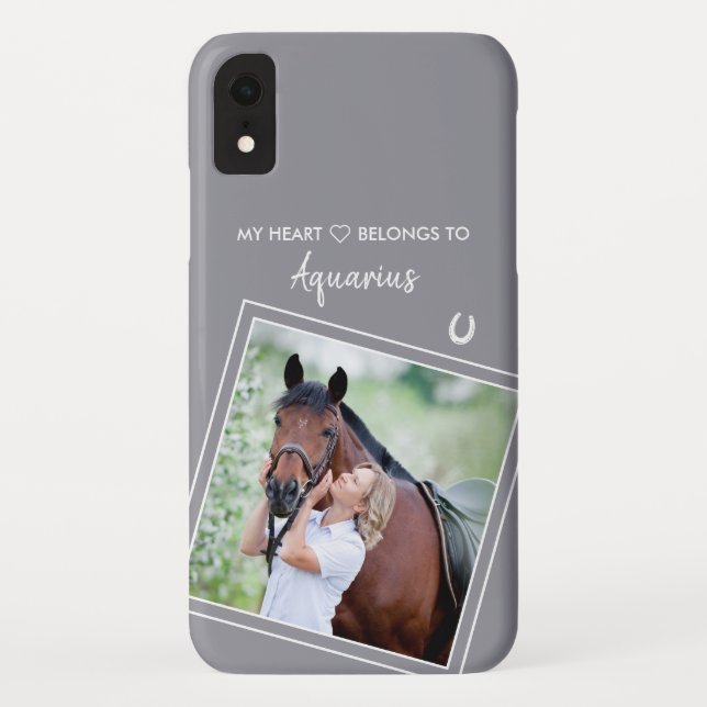 Custom Photo Horse Lover Case-Mate iPhone Case (Back)