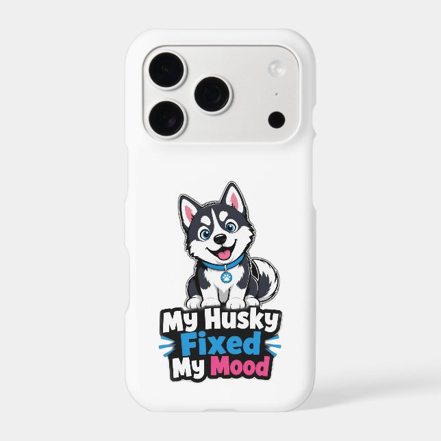 Custom Photo Husky Dog Husky Fixed My Mood (Back)