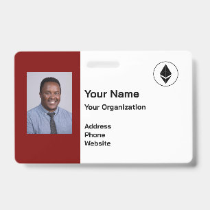 Custom Photo I.D. Security Badge – Professional ID Badge