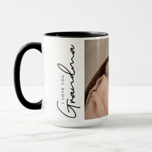 Custom Photo I love you Grandma from baby Mug