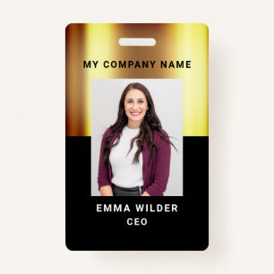 Custom Photo ID Badge