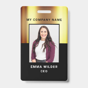 Custom Photo ID Badge
