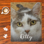 Custom Photo Image Personalised Jigsaw Puzzle<br><div class="desc">Upload your photo, add a name, and easily create your personalised Jigsaw Puzzle. You can TRANSFER this DESIGN on other Zazzle products and adjust it to fit most of the Zazzle items. You can also click CUSTOMIZE FURTHER to add, delete or change details like background colour, text, font, or some...</div>