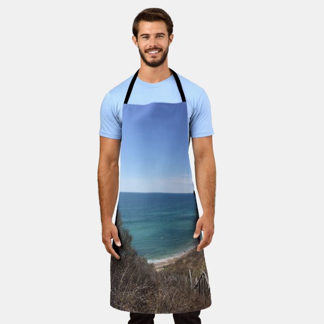Custom photo image picture personalised apron (Worn)