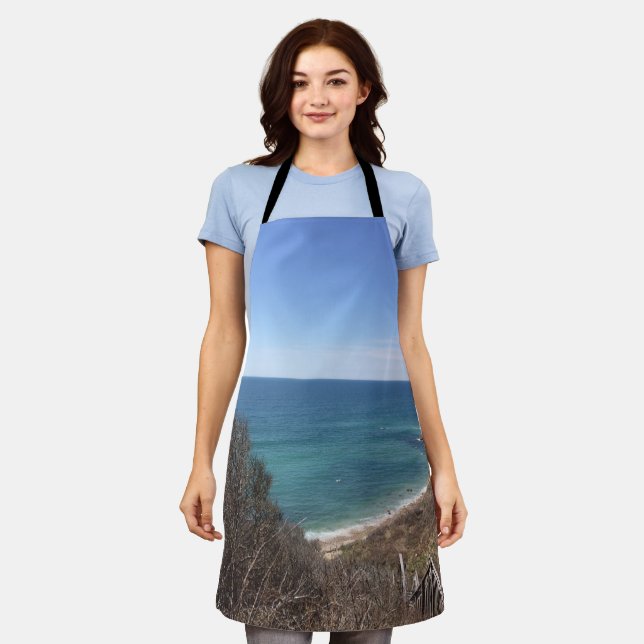 Custom photo image picture personalised apron (Worn)