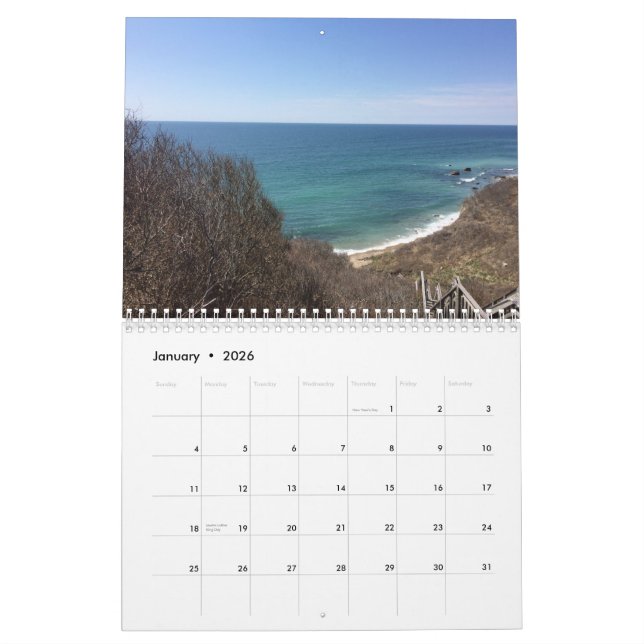 Custom photo image picture personalised calendar (Jan 2026)