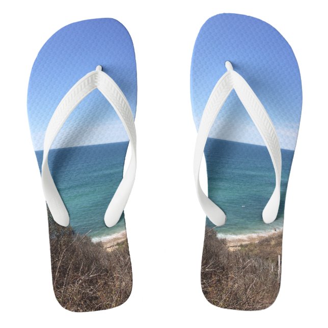 Custom photo image picture personalised flip flops (Footbed)