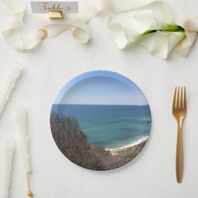 Custom photo image picture personalised paper plate (Wedding)