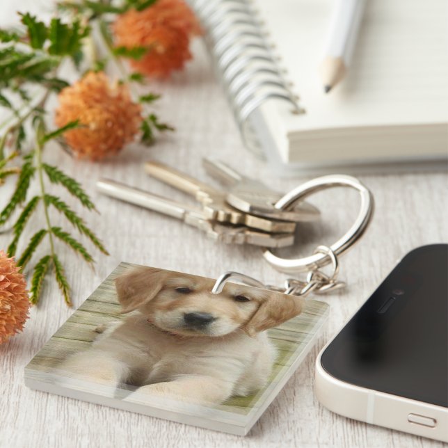 Custom photo image picture two photo Double sided Key Ring (Front Right)