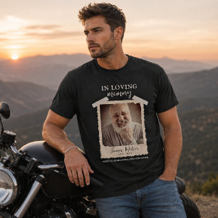 Custom Photo In Loving Memory Shirt, Memorial T-Shirt