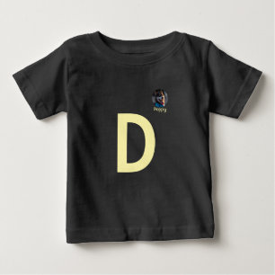 Custom Photo & Initial Monogram Template T-Shirt