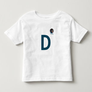 Custom Photo & Initial Monogram Template T-Shirt