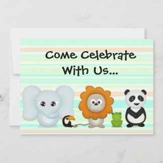 Custom Photo Invitation, First Birthday or Shower Invitation