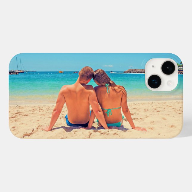 Custom Photo iPhone Case with Your Photos Design (Back (Horizontal))