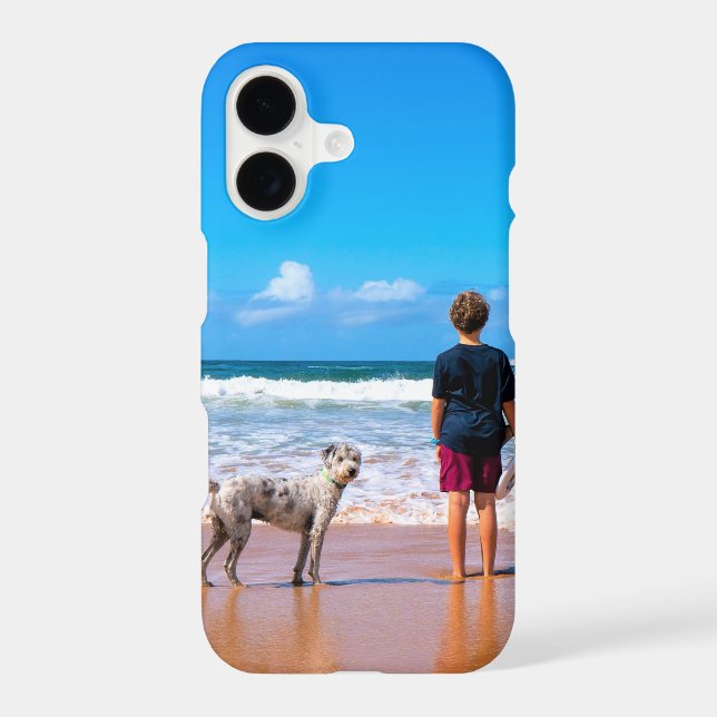 Custom Photo iPhone Case Your Own Design (Back)