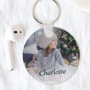 Custom Photo Keepsake Key Ring