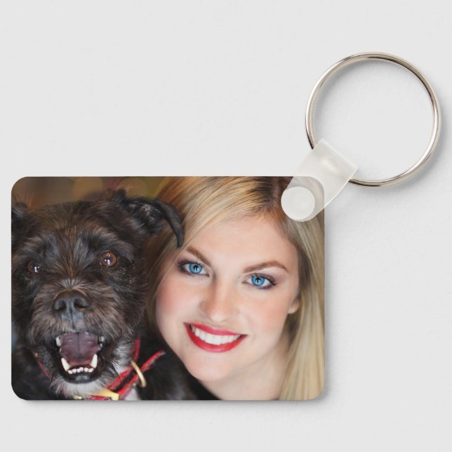 Custom Photo  Key Ring (Front)