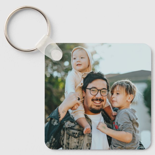 Custom Photo Key Ring (Front)