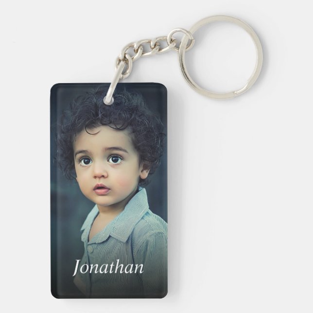 Custom Photo Key Ring (Back)